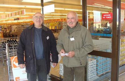 La collecte pour la Banque Alimentaire chez Aldi