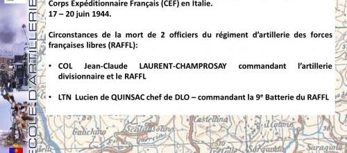 * Avril 2022 : Lieutenant colonel Jean-Claude Laurent-Champrosay - 1 - Le voyage d'études en Italie
