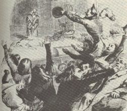 Début de la bataille d'Hernani