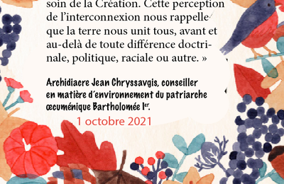 MOIS DE LA CRÉATION – Méditation 31 - E&E