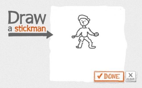 Draw a stickman