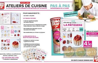Collection " Ateliers de cuisine pas à pas " - 31 Août 2015