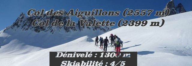 24/01/11 : Col des Aiguillons par la Combe des Plans puis la Combe de la Vallette (73)