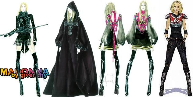 Costumes du Sticky & Sweet Tour 2009