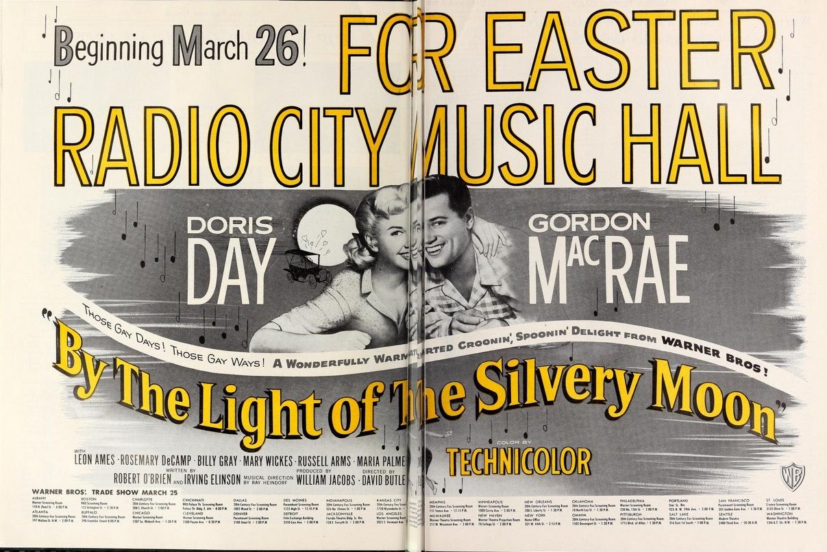 BY THE LIGHT OF THE SILVERY MOON BOX OFFICE USA 1953