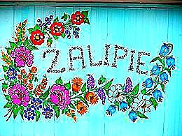 Zalipie village fleuri 
