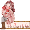 gif animé, blinkie,Réconfort - De tout coeur avec toi-