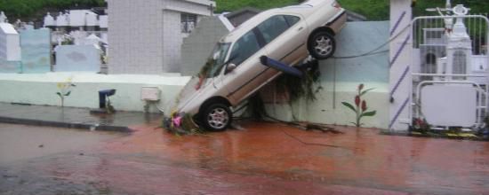 Inondations spectaculaires en Martinique,le 05 Mai 2009
