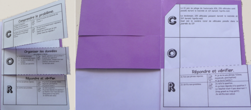 C.O.R:comprendre, organiser et répondre 
