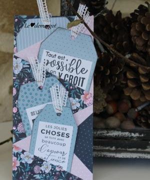 Tuto pour pochette 4 tags
