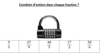 Escape game - fractions