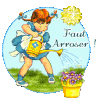 blinkie, gif anime jardin, jardinage, jardinier, au jardin