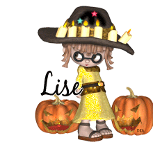 H145 - Halloween, sorcière, gif anime, blinkie
