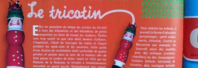 LE TRICOTIN - TU AS CONNU ?