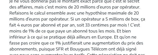 LA TELEVISION ET LES OPERATEURS INTERNET
