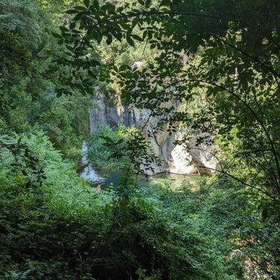 une cascade à Sospel 