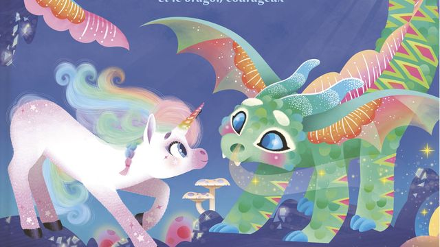 Lilou la licorne  et le dragon courageux "Jeunesse"
