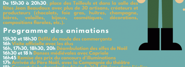 Festivités et Marché de Noël le 18 décembre au Theil
