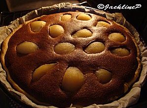 Tarte aux poires et au Nutella..
