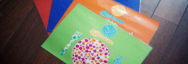 DIY Tutoriel : Des sets de table Montessori