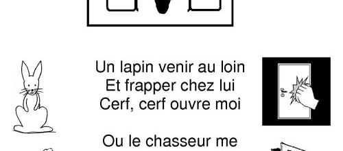 dans sa maison un grand cerf