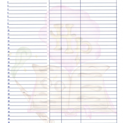 Liste pour le cahier d'appel