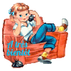au téléphone, blinkie, gif animés