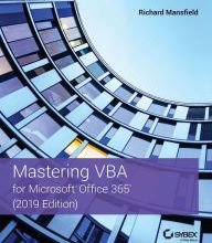 Free full text books download Mastering VBA for Microsoft Office 365 (English Edition) 9781119579335 PDB