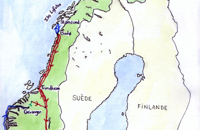 Voyage en Norvège - Itinéraire de notre voyage