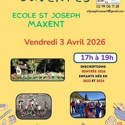 PORTES OUVERTES Vendredi 3 avril 2026