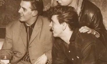 PHOTO Vince Eager , Eddie Cochran & Gene Vincent 
