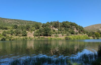 Saint Rome de Tarn - la plage