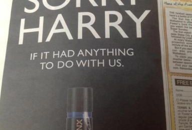 Lynx Effect ou comment rebondir intelligemment sur les frasques du prince Harry