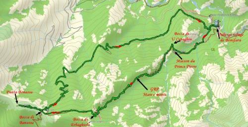 Corse 2015 - Forêt de Bonifatu, la Punta Bonassa