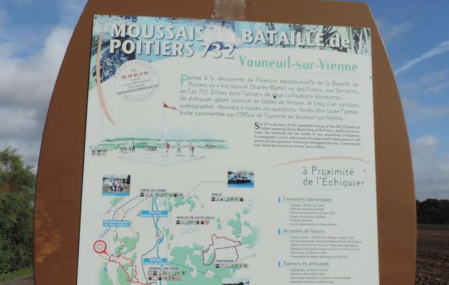 le site de la bataille de Poitiers en 732