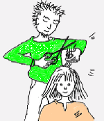 Calixte est le coiffeur de ces dames
