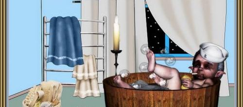 Un bon bain....