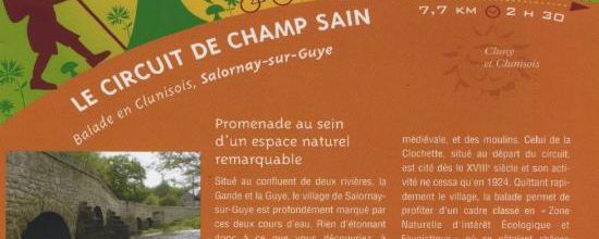 Salornay-sur-Guye - le circuit de Champ Sain