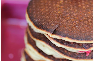 Pancakes à la ricotta & framboises