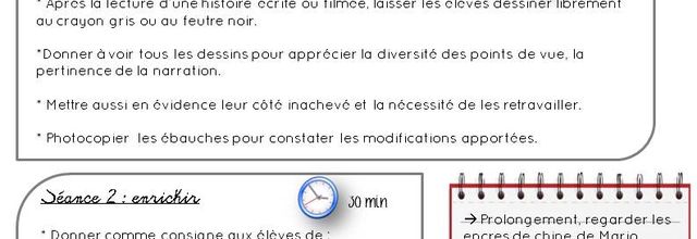 Des séances pour le CE1