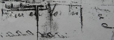 Un fragment des croquis fait par Gaston Masculier en 1925, plan appartenant à son ami Richard Berg. (Nom d'emprunt pour garder l'anonymat des descendants) (Albert  Fagioli)