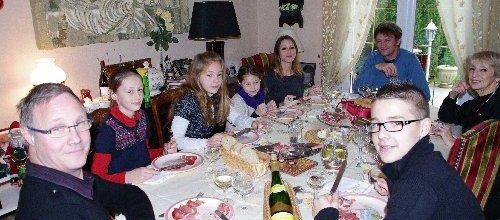 Déjeûner en famille... 
