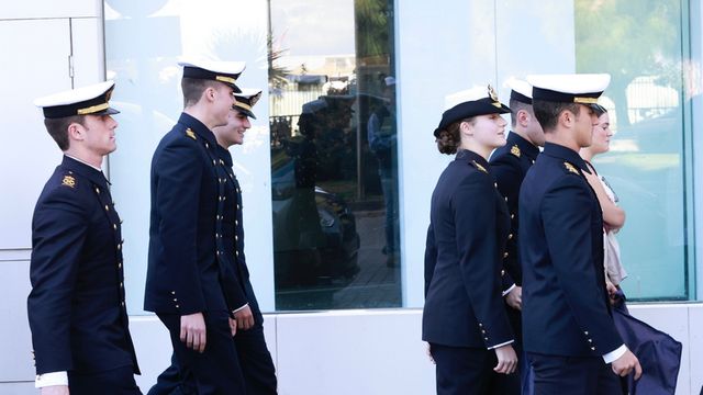 Sur le navire école