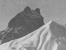 La tête de chat, une des aiguilles d'Arves ....