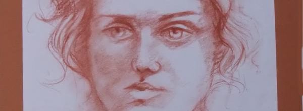 Mercredi - Dans mes archives : portrait à la sanguine