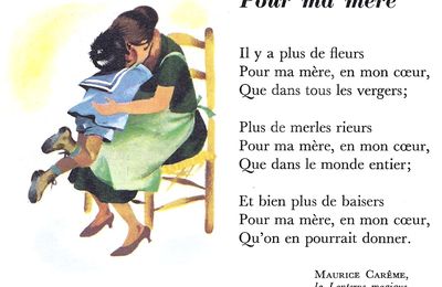 Pour ma mère (Maurice Carême)