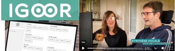 IGOOR :  logiciel de communication par commande oculaire, basé sur l'intelligence artificielle (en développement et crowdfunding)