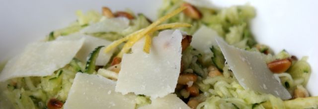 Courgettes froides aux saveurs italiennes