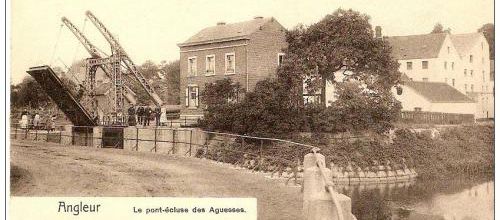 Angleur - le pont écluse des Aguesses