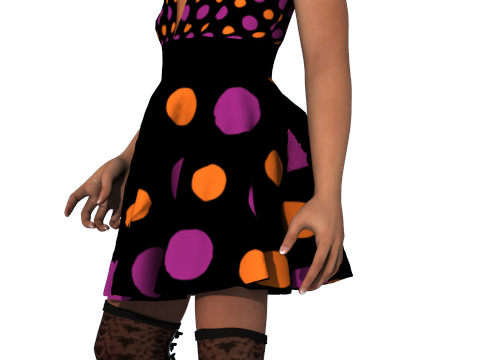 Tube de fillette sorcière pour Halloween (image)